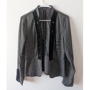 Maurices Black and Gray Women's Jacket